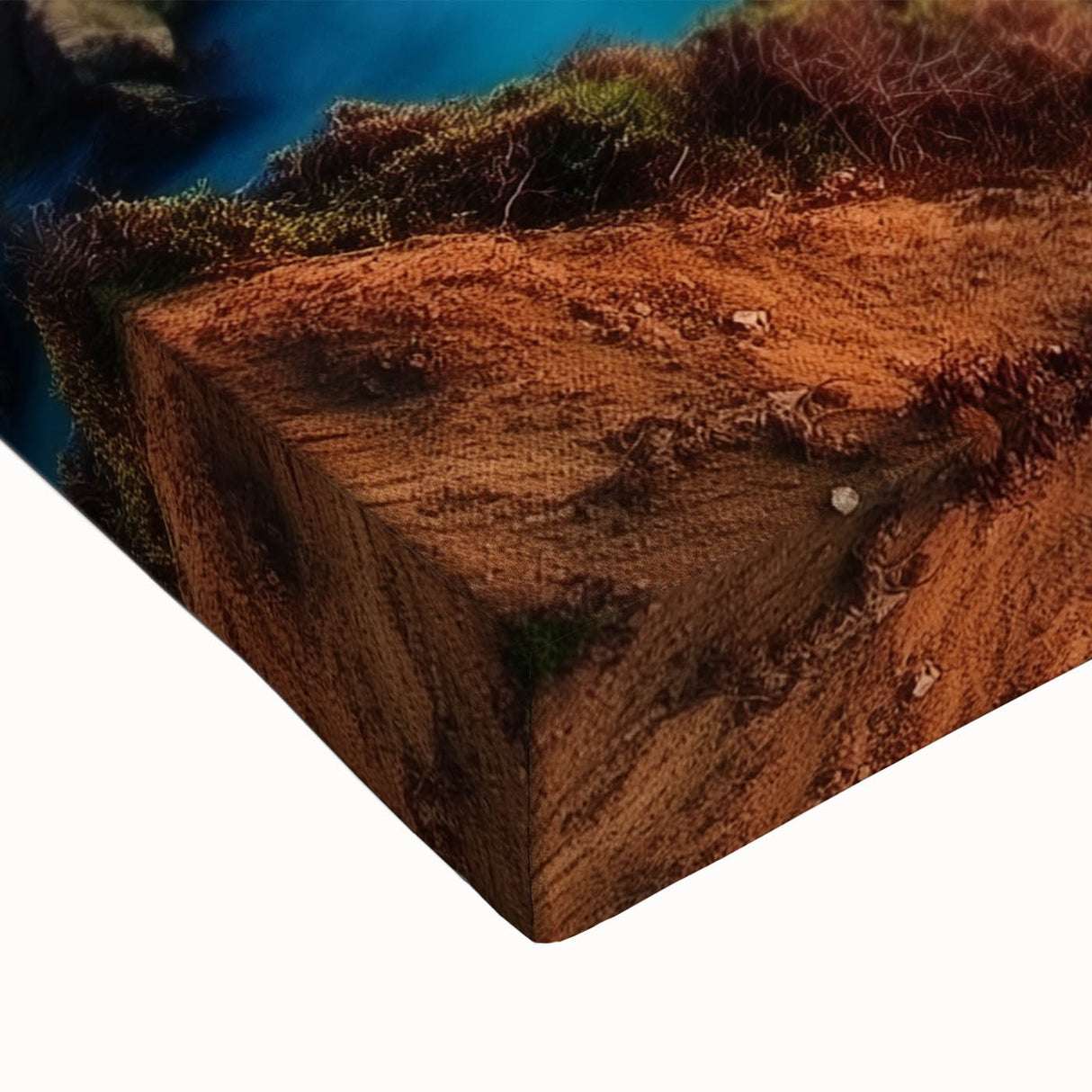 Coastal Bridge at Sunset – Dynamic Abstract Motion Wall Art