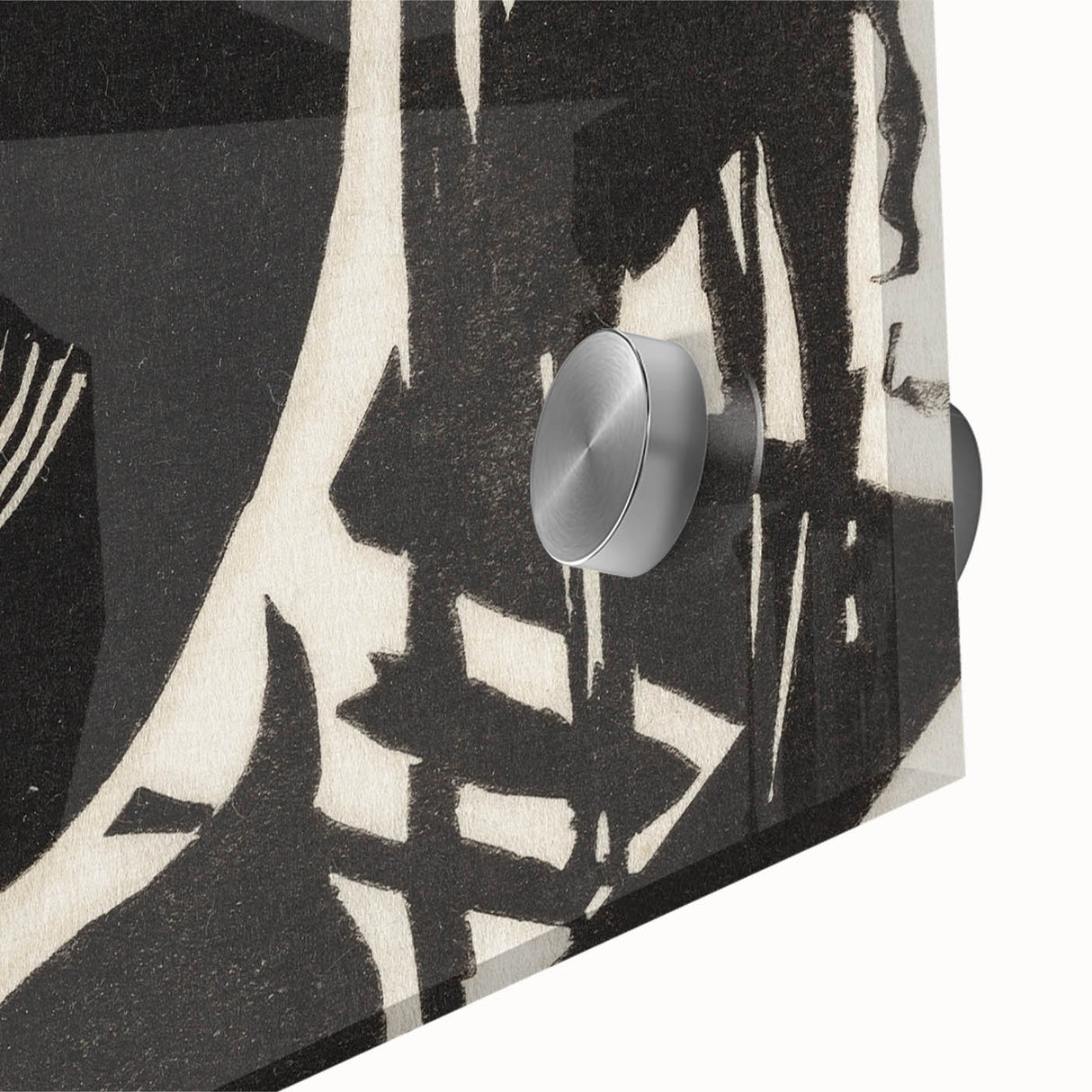 Expressionist Art: Two Mythical Animals - Abstract Expressionism Print