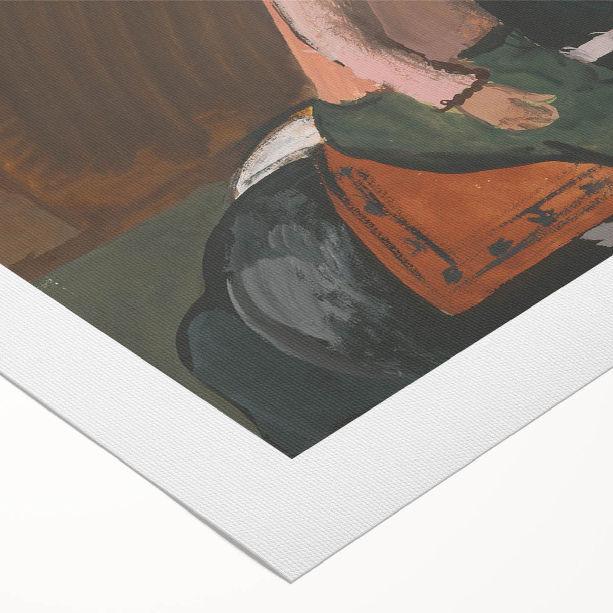 Expressionist Art: Two Riders - Abstract Expressionism Painting Print