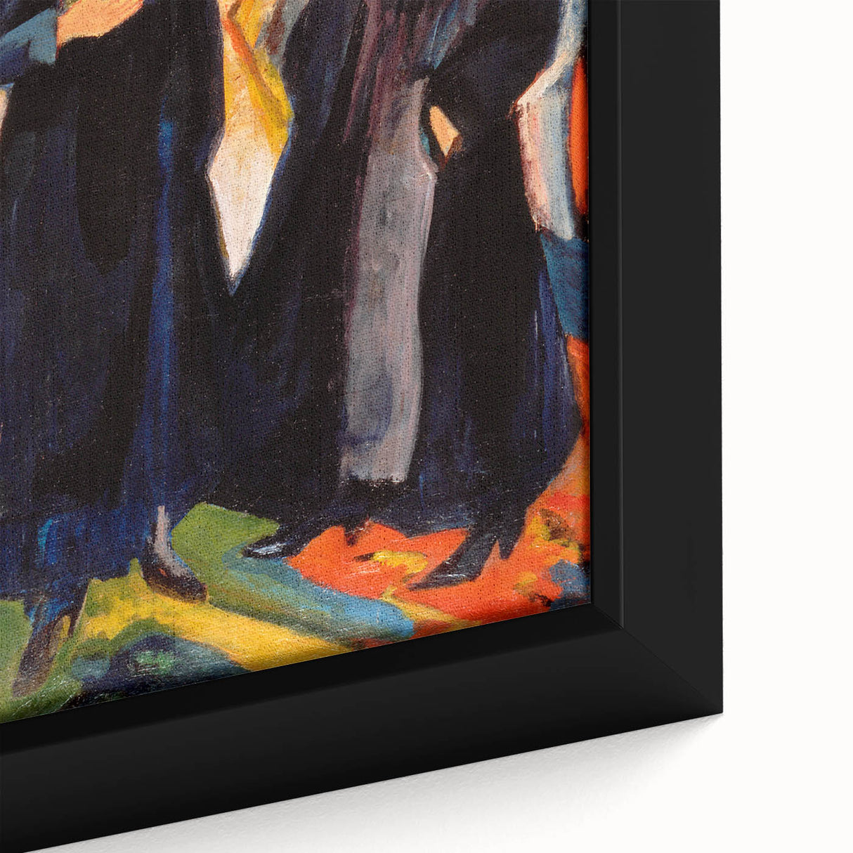 Expressionist Art: Two Women - Vibrant Abstract Expressionism Painting