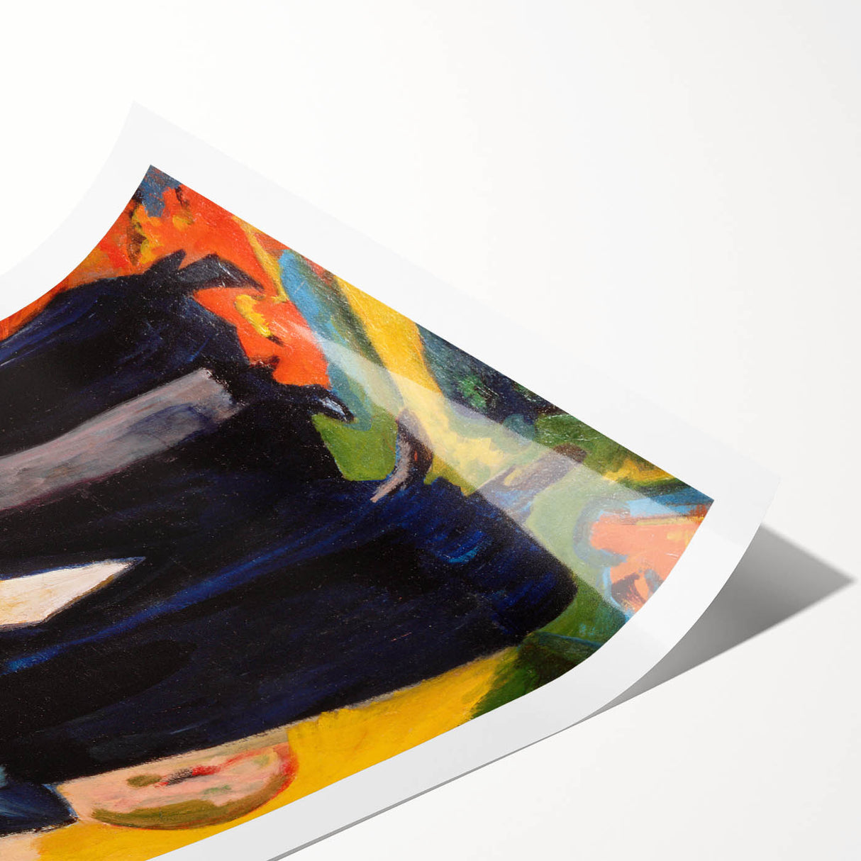 Expressionist Art: Two Women - Vibrant Abstract Expressionism Painting