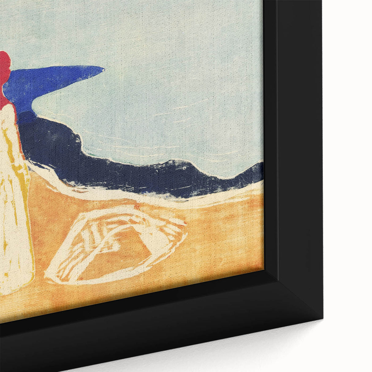 Expressionist Art: Two Women on the Shore - Abstract Expressionism Print