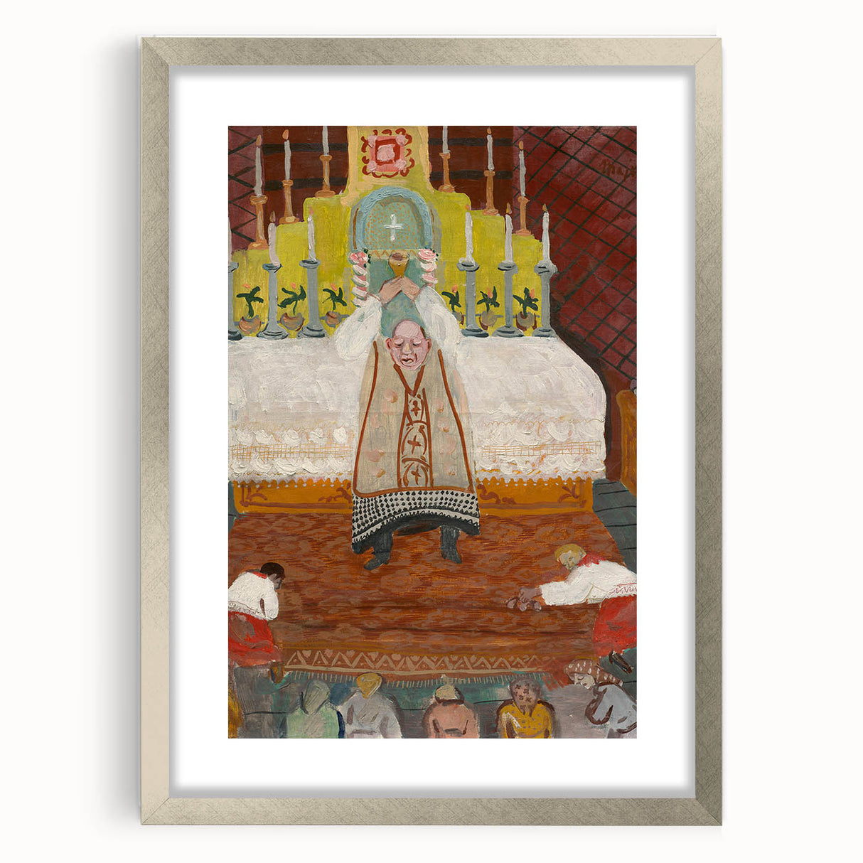 Expressionist Art: Upheaval - Vibrant Abstract Expressionism Print