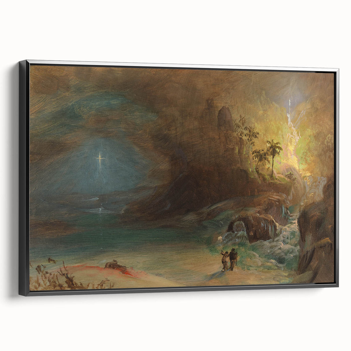 Romanticism Art: Apotheosis Study by Church - Sublime Landscape Print