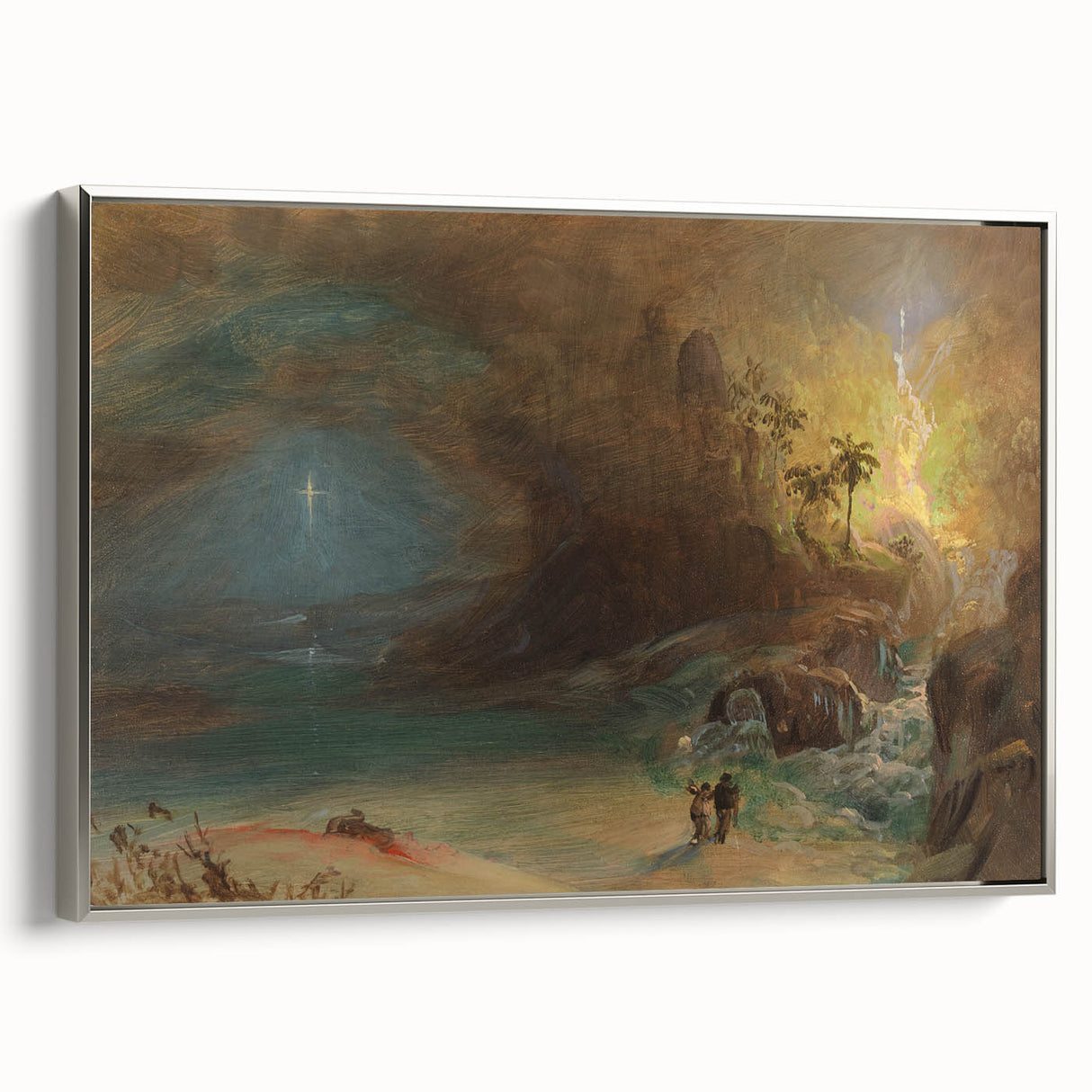 Romanticism Art: Apotheosis Study by Church - Sublime Landscape Print