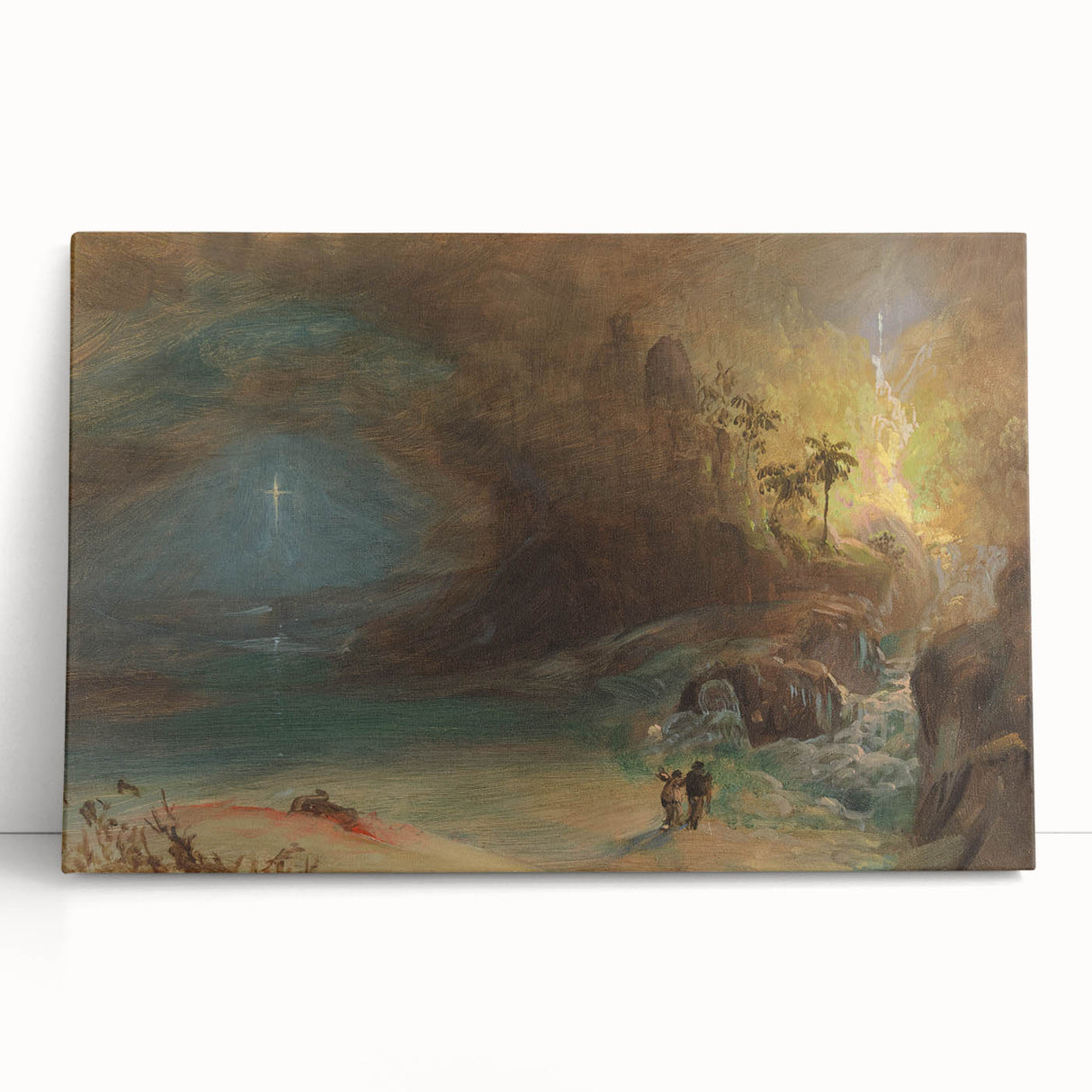 Romanticism Art: Apotheosis Study by Church - Sublime Landscape Print