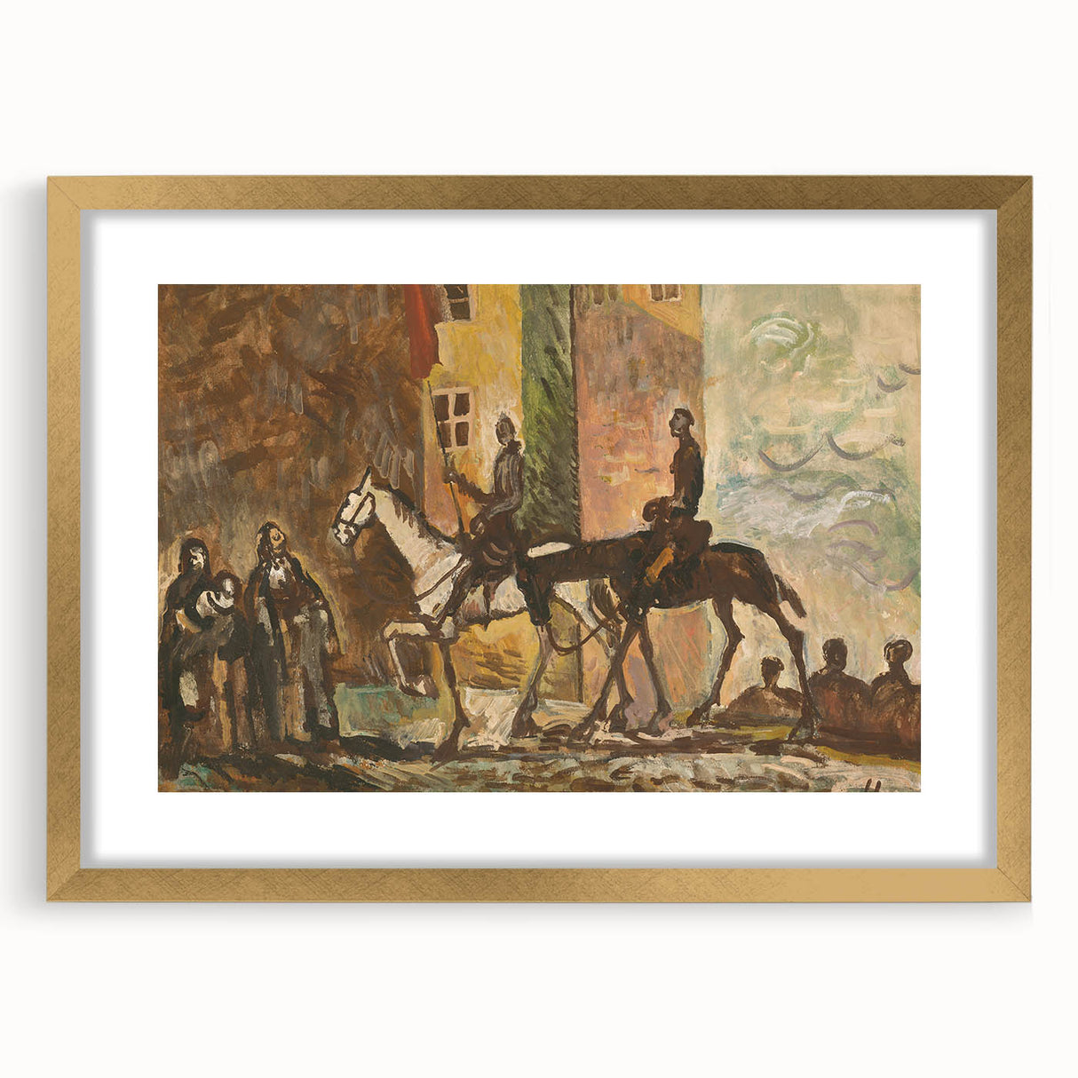 Expressionist Art: Victorious Return - Abstract Expressionism Print