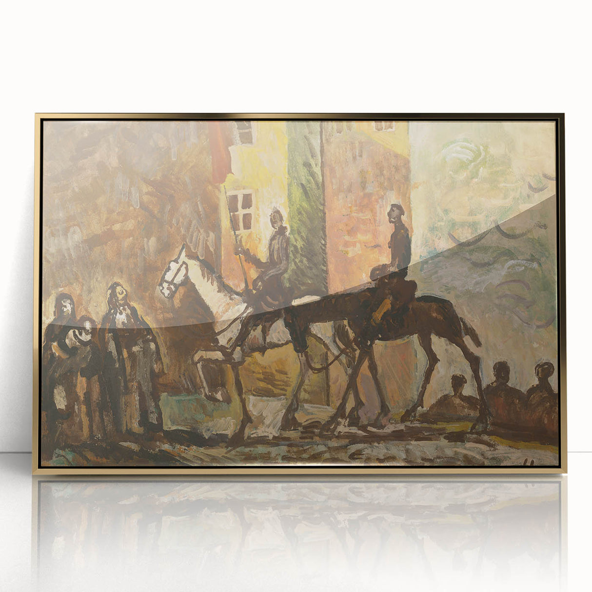 Expressionist Art: Victorious Return - Abstract Expressionism Print