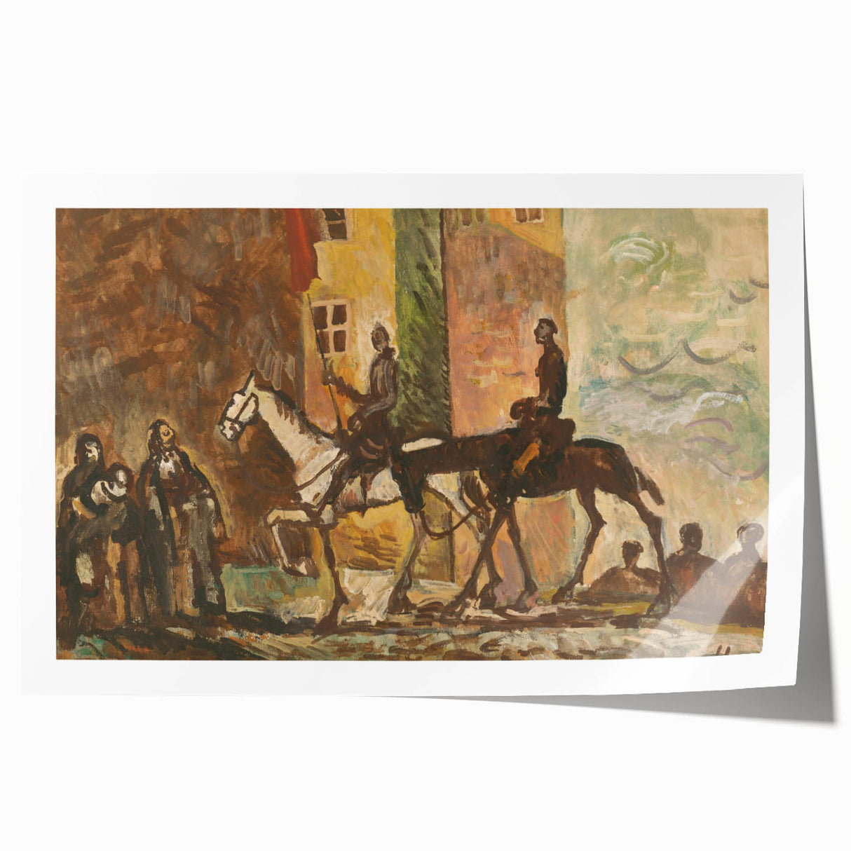 Expressionist Art: Victorious Return - Abstract Expressionism Print