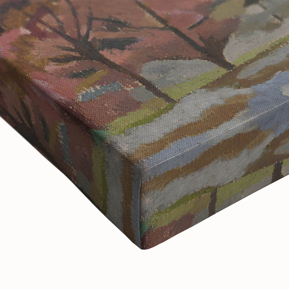 Expressionist Art Landscape – Abstract Mountain View Wall Decor