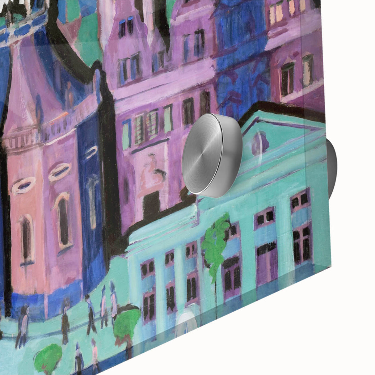 Abstract Expressionism – View of Dresden Cityscape Wall Art