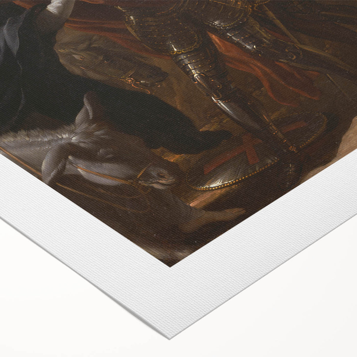 Romanticism Art: The Cave of Despair - Dramatic Historical Canvas Print