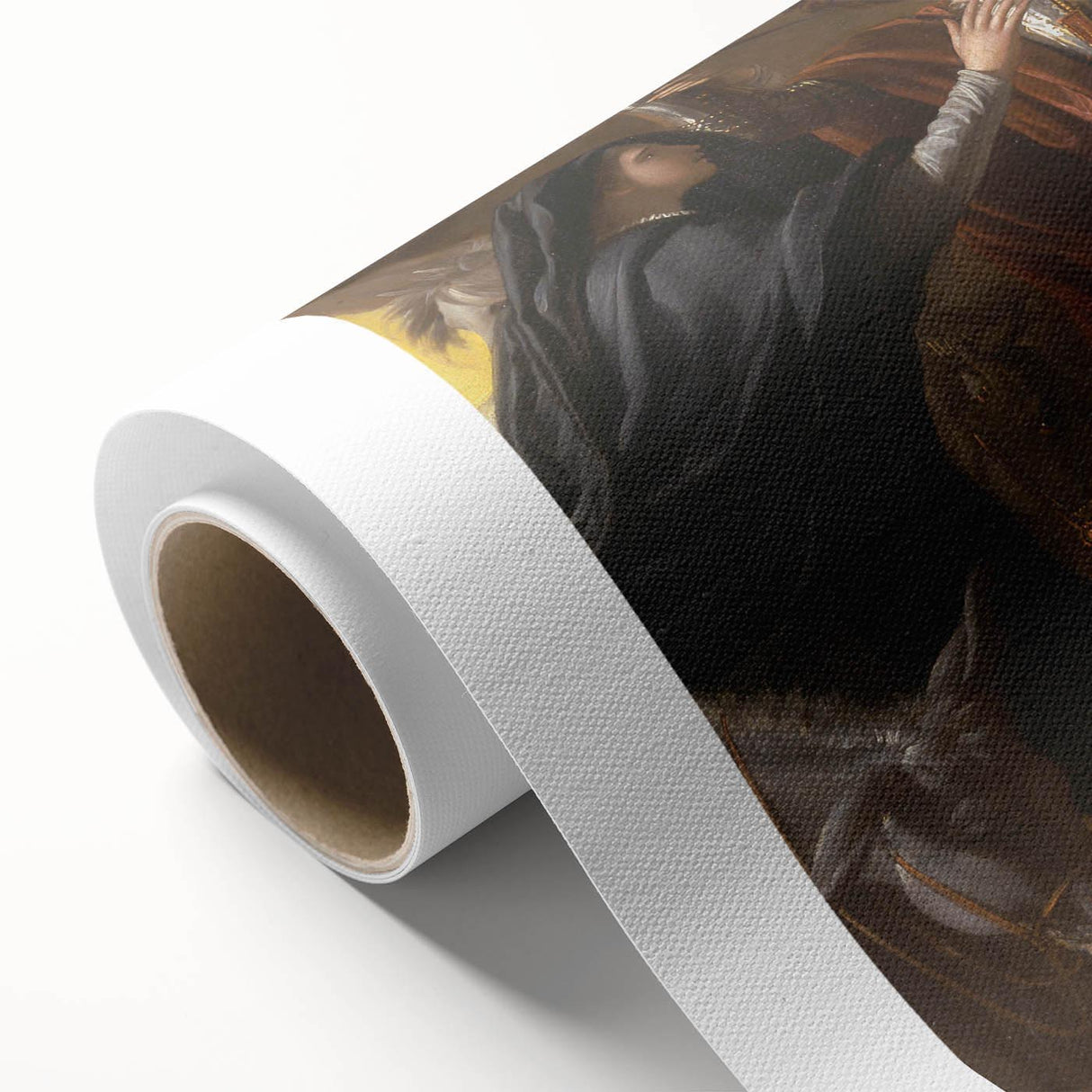 Romanticism Art: The Cave of Despair - Dramatic Historical Canvas Print