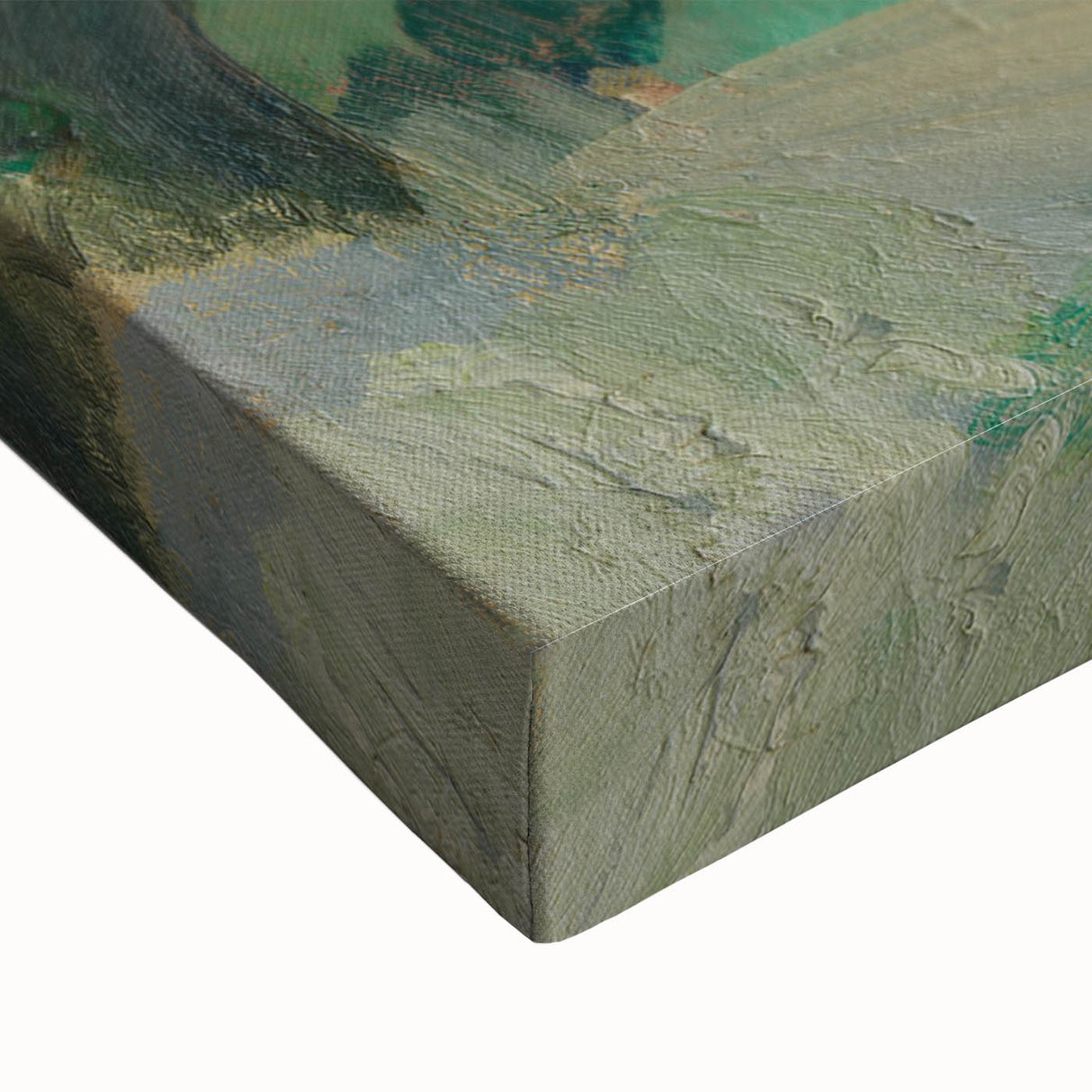 Expressionist Villa Painting – Tranquil Garden Wall Art