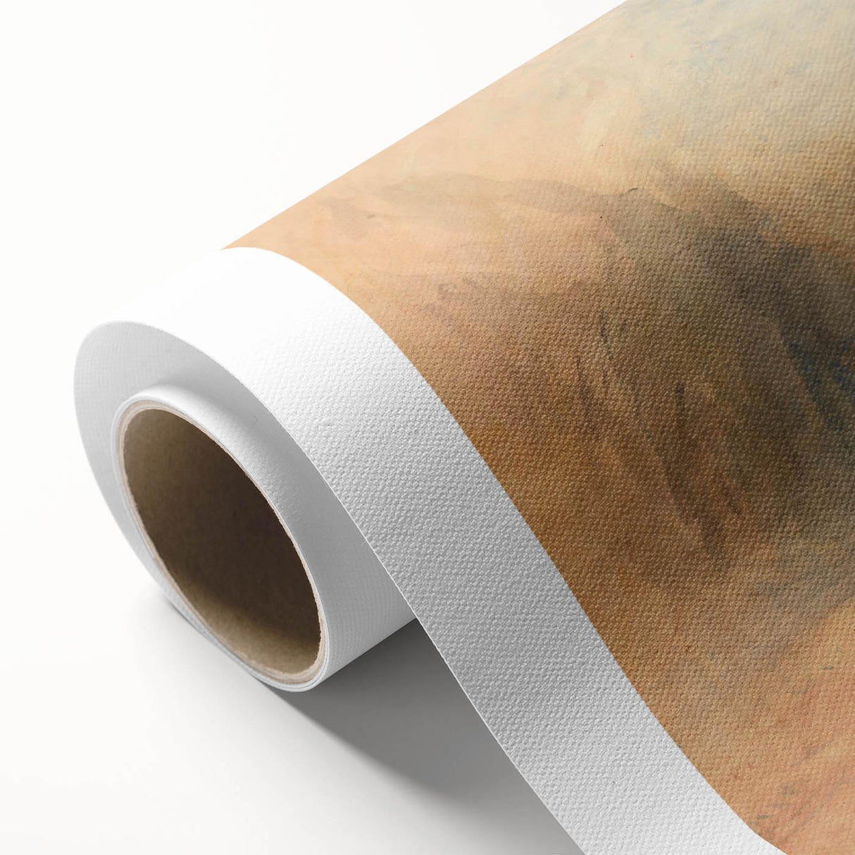 Romantic Art Prints: Serene Mountain Landscape with Lake