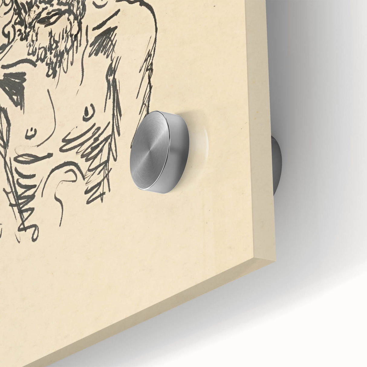 Expressionist Sketch of Christ – Black and White Wall Art