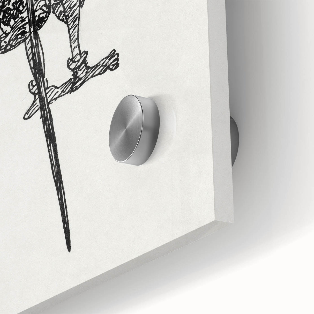 Expressionist Puppet Sketch – Intricate Black and White Wall Art