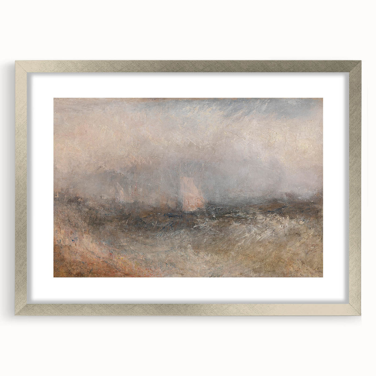 Romanticism Art: Sublime Seascape "Off the Nore"