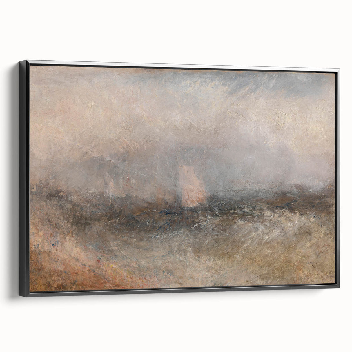 Romanticism Art: Sublime Seascape "Off the Nore"