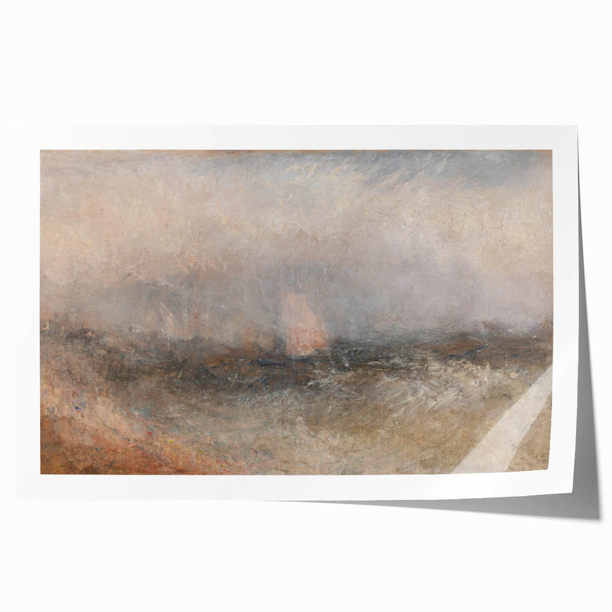 Romanticism Art: Sublime Seascape "Off the Nore"