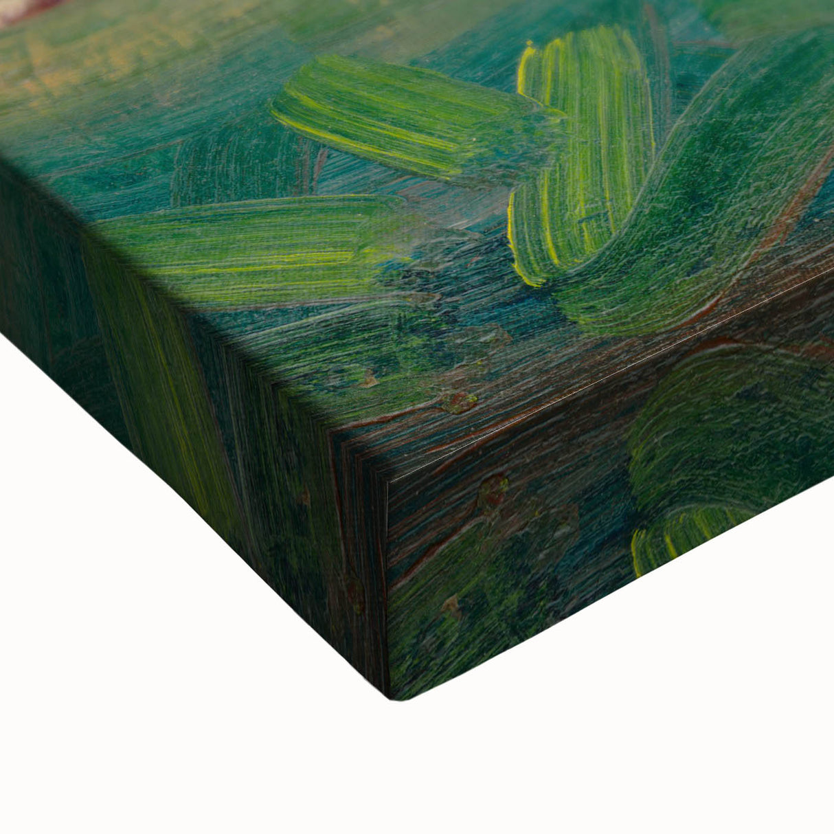 Expressionist Hunter Scene – Vibrant Abstract Wall Art