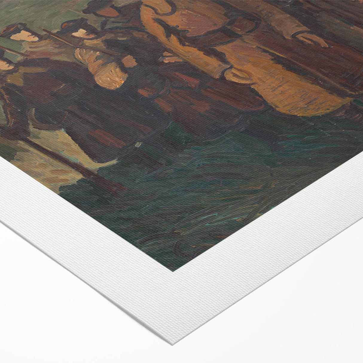 Expressionist Soldiers Scene – Bold Historical Wall Art