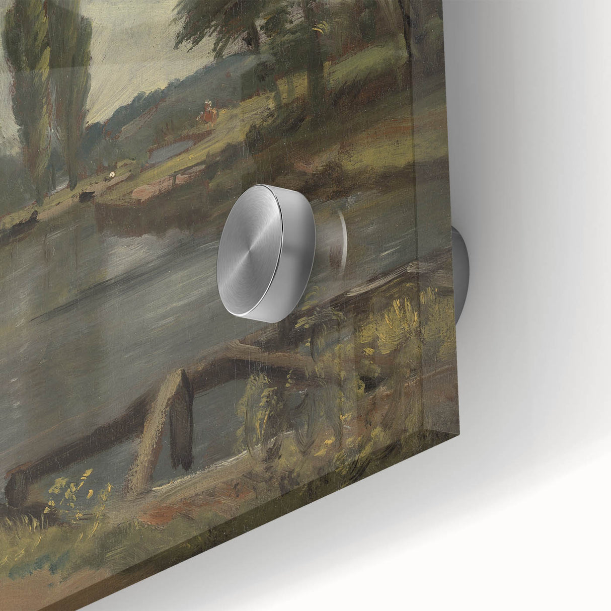 Classic Romantic Paintings: Flatford Lock by John Constable