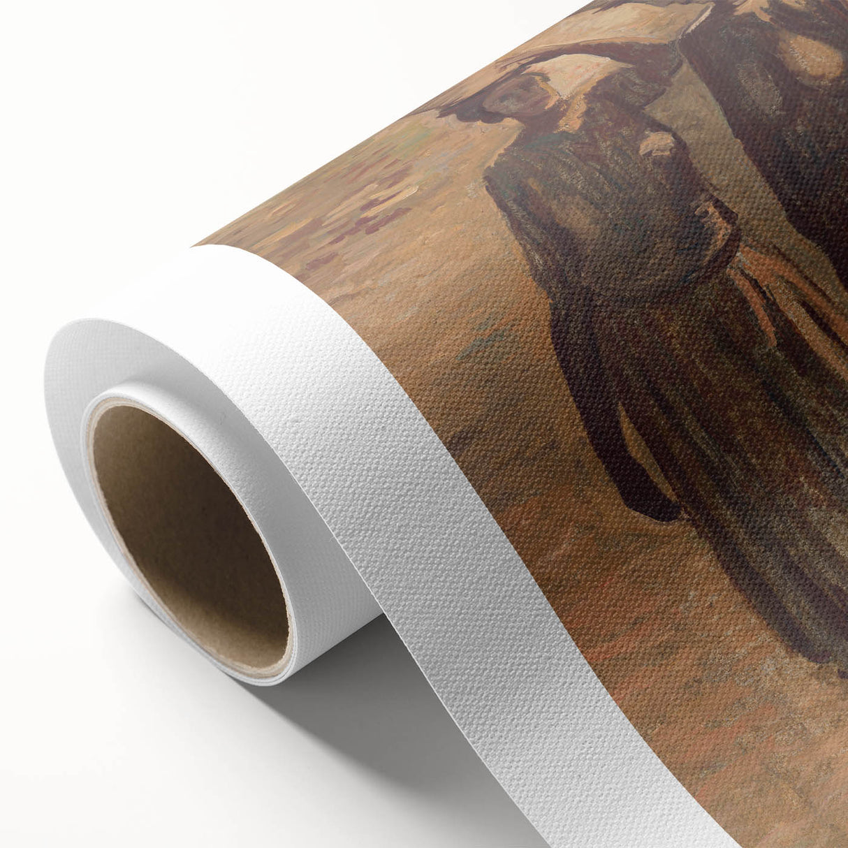 Expressionist Water Bearers – Rustic Figurative Wall Art