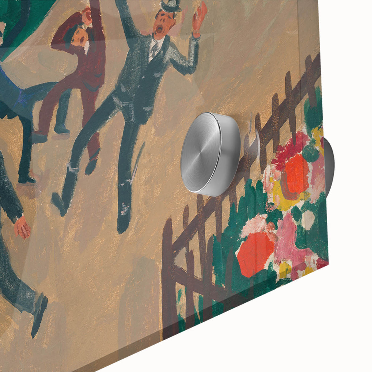 Expressionist Wedding Scene – Vibrant Cultural Wall Art