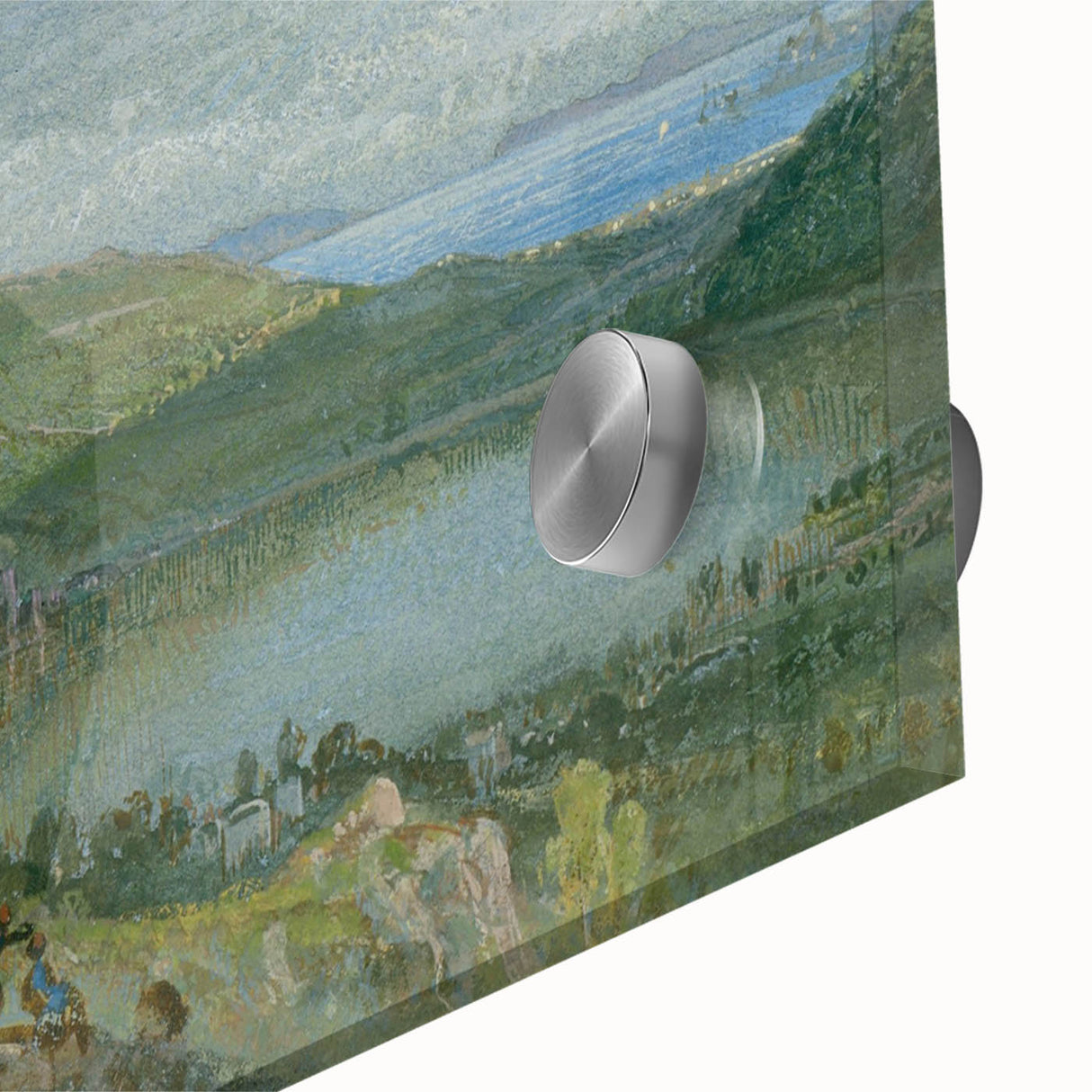 Lago Avernus Romantic Landscape - Historical Romanticism Canvas Print