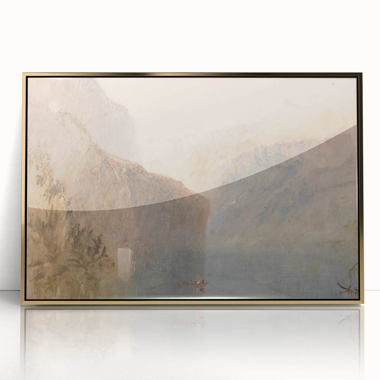 Classic Romantic Paintings: Tell's Chapel on Lake Lucerne