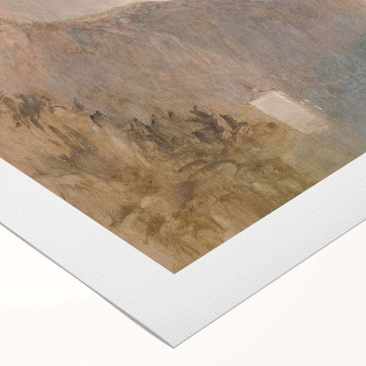 Classic Romantic Paintings: Tell's Chapel on Lake Lucerne