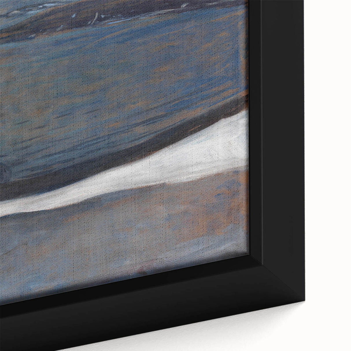 Expressionist Art - Winter at Nordstrand by Edvard Munch - Nordic Landscape