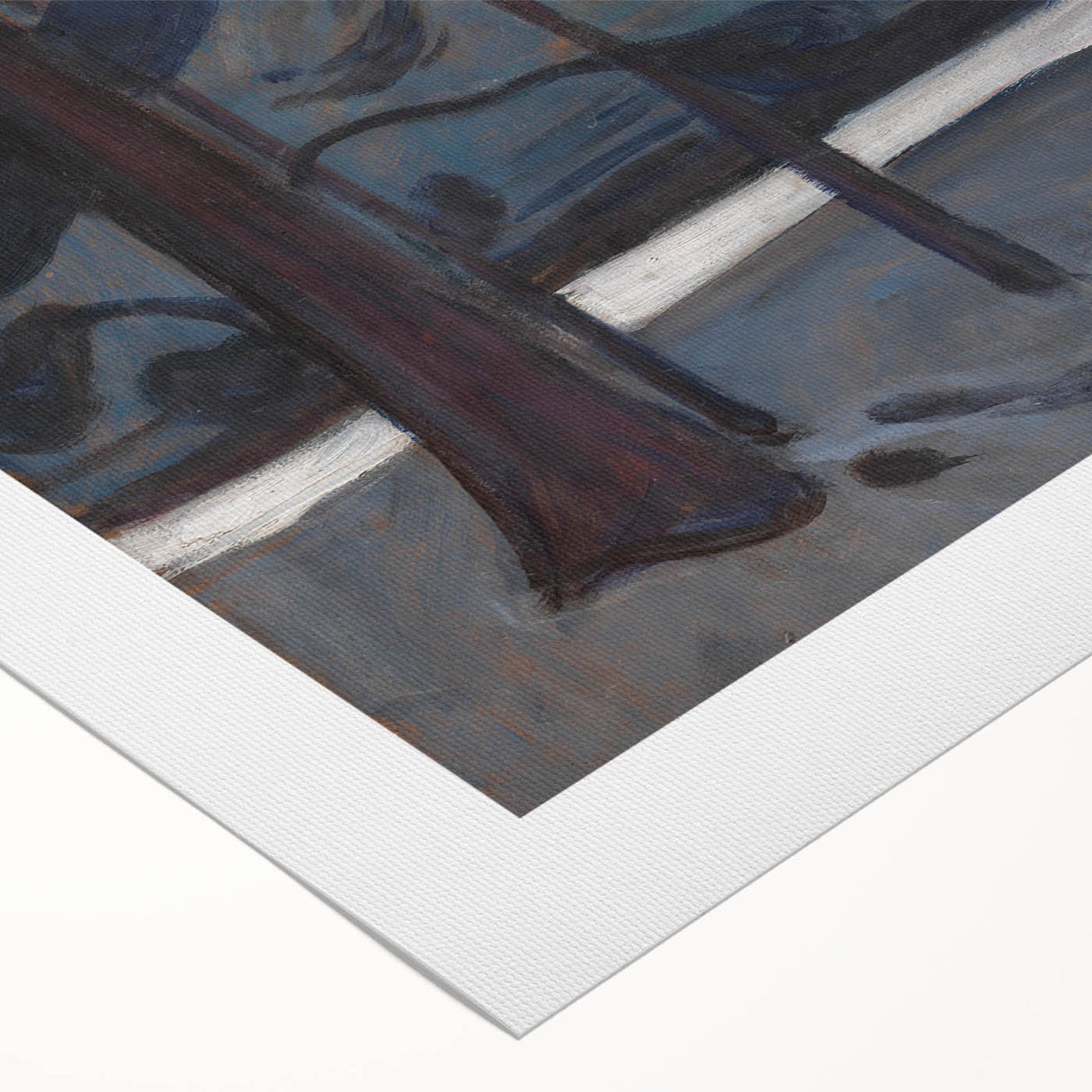 Expressionist Art - Winter at Nordstrand by Edvard Munch - Nordic Landscape