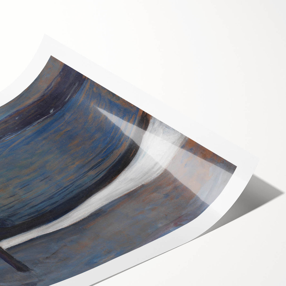 Expressionist Art - Winter at Nordstrand by Edvard Munch - Nordic Landscape