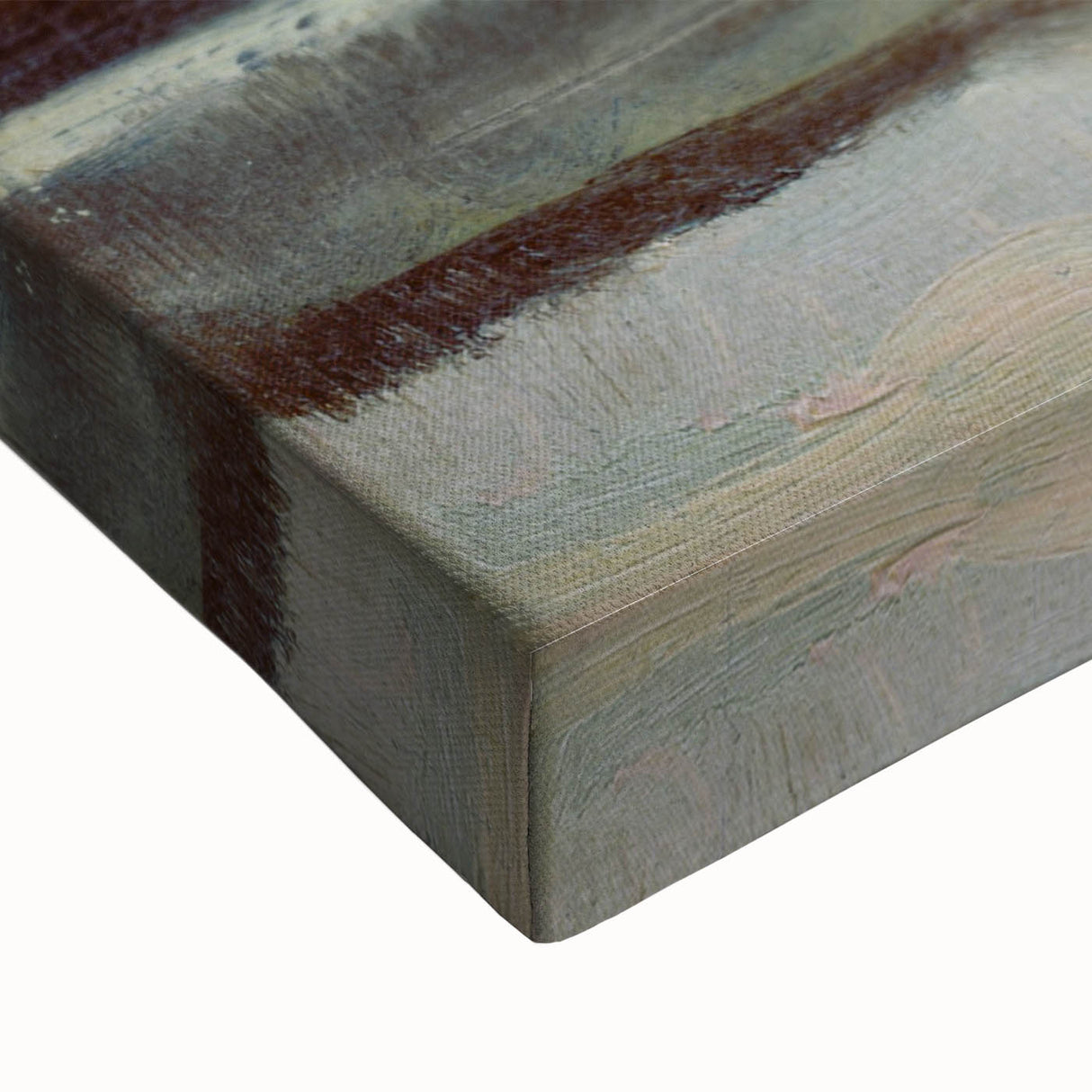 Expressionist Winter Landscape – Serene Snowy Wall Art