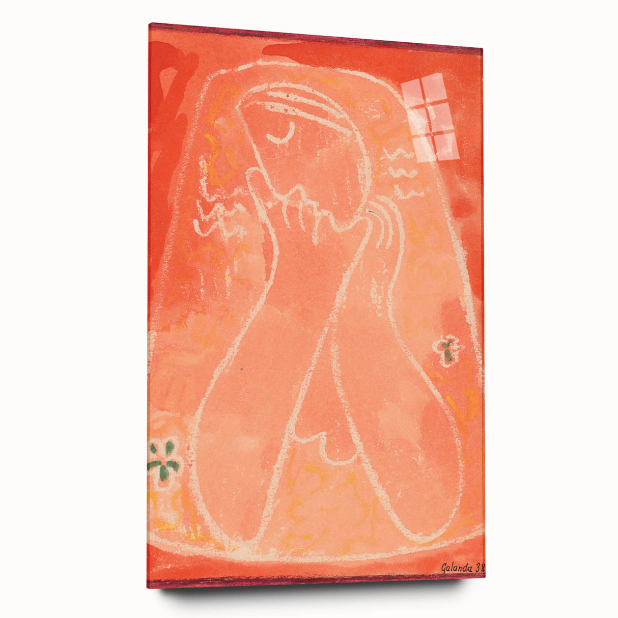 Romantic Art Prints: Thoughtful by Mikuláš Galanda