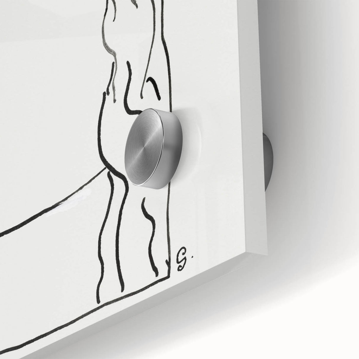 Expressionist Art - "Woman's Head" by Leo Gestel - Elegant Line Drawing