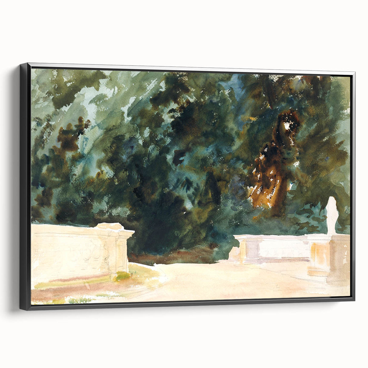 Romantic Art Prints: Terrace and Gardens by John Singer Sargent