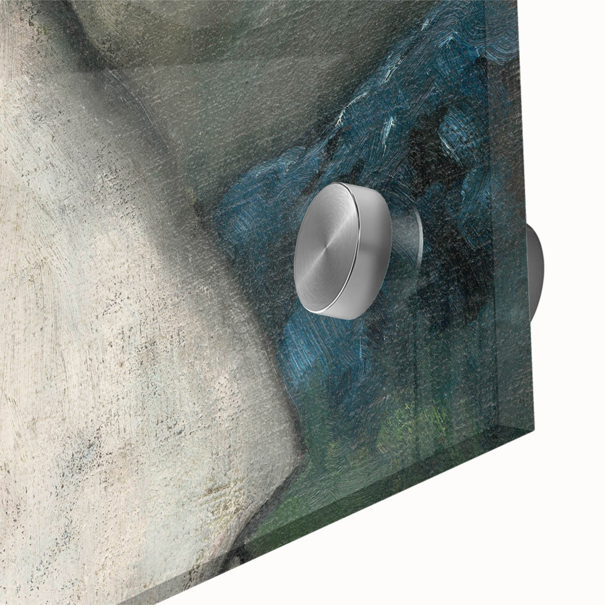 Expressionist Art - Woman in a White Shawl by Zolo Palugyay - Vintage Scene