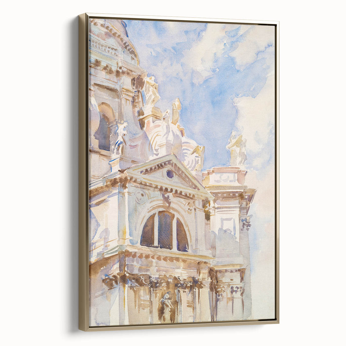 Romantic Art Prints: The Salute, Venice by John Singer Sargent