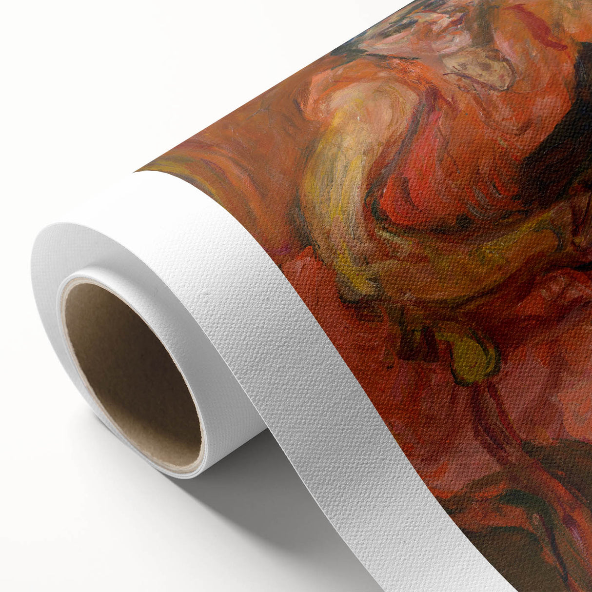 Expressionist Woman in Pink – Bold Figurative Wall Art