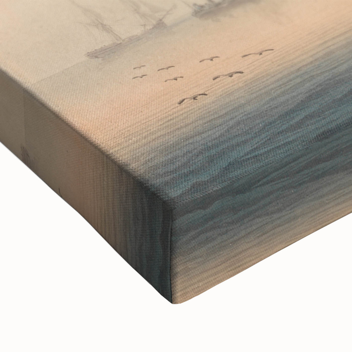 Romantic Art Prints: A Warship Preparing to Leave the Anchorage