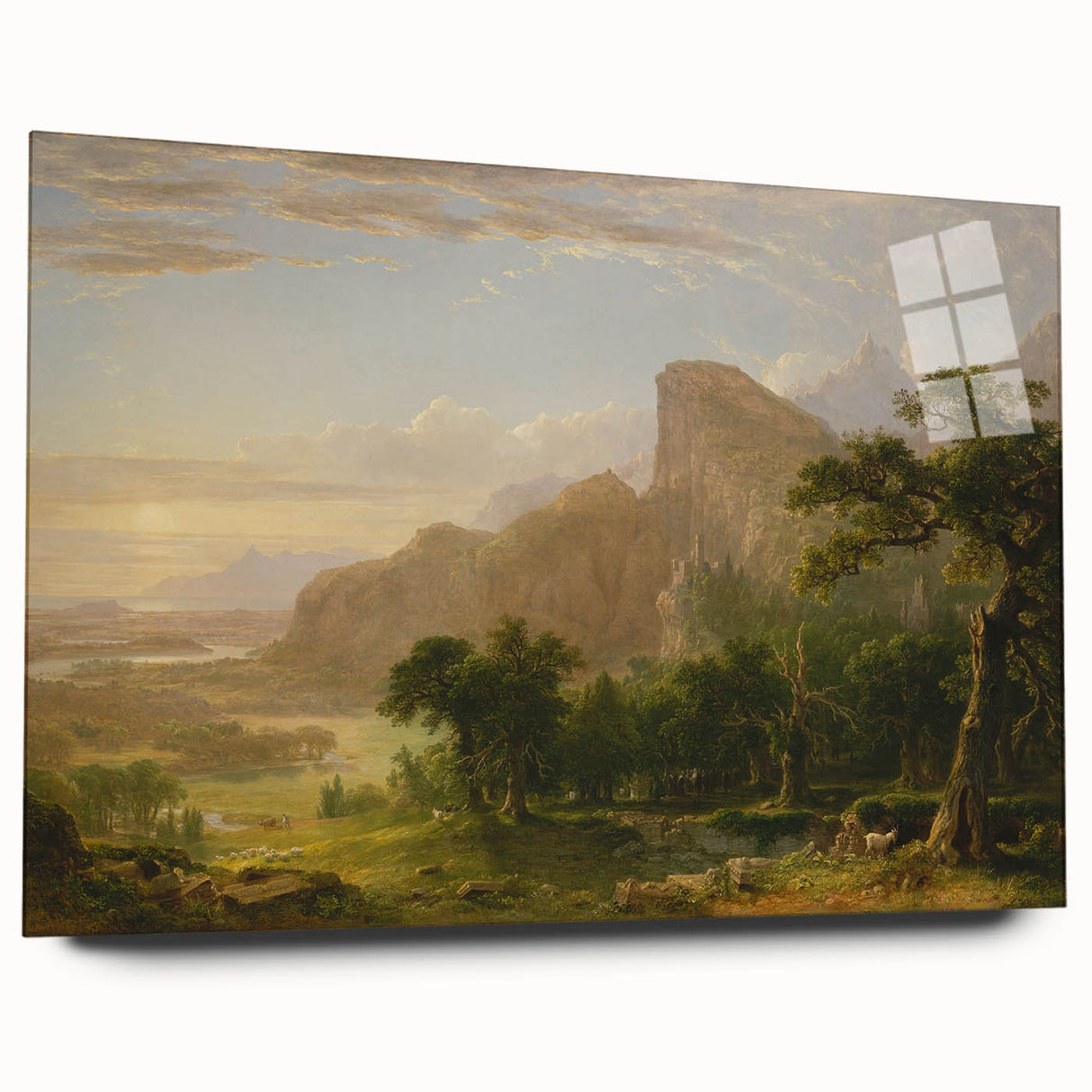 Romanticism Art Landscape - Famous Romantic Era Canvas Print