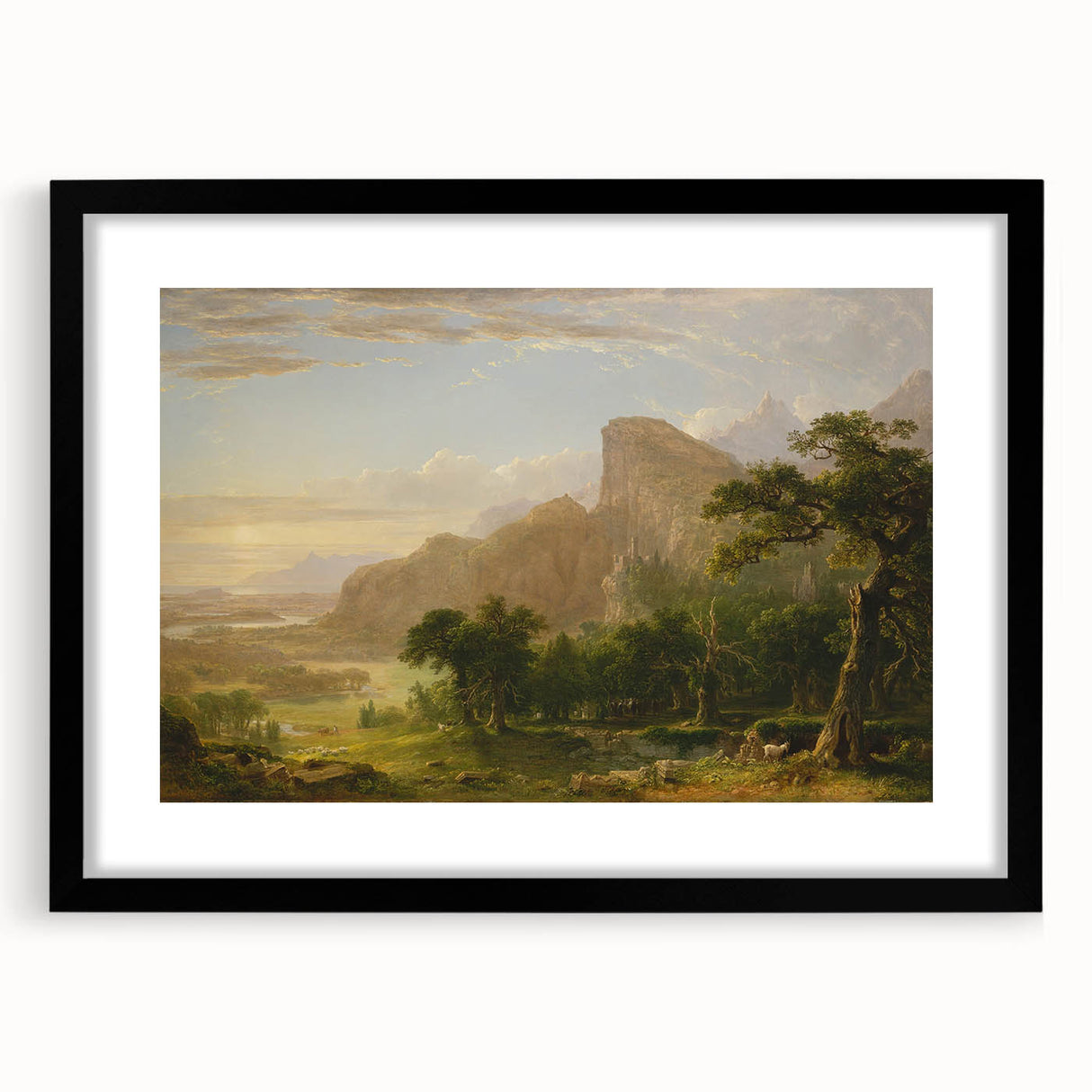 Romanticism Art Landscape - Famous Romantic Era Canvas Print