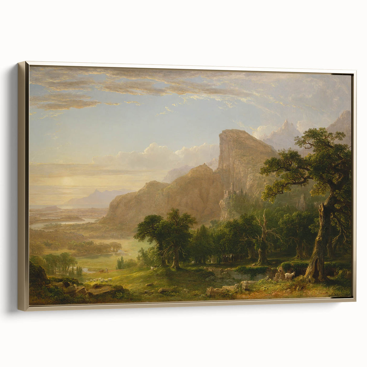 Romanticism Art Landscape - Famous Romantic Era Canvas Print