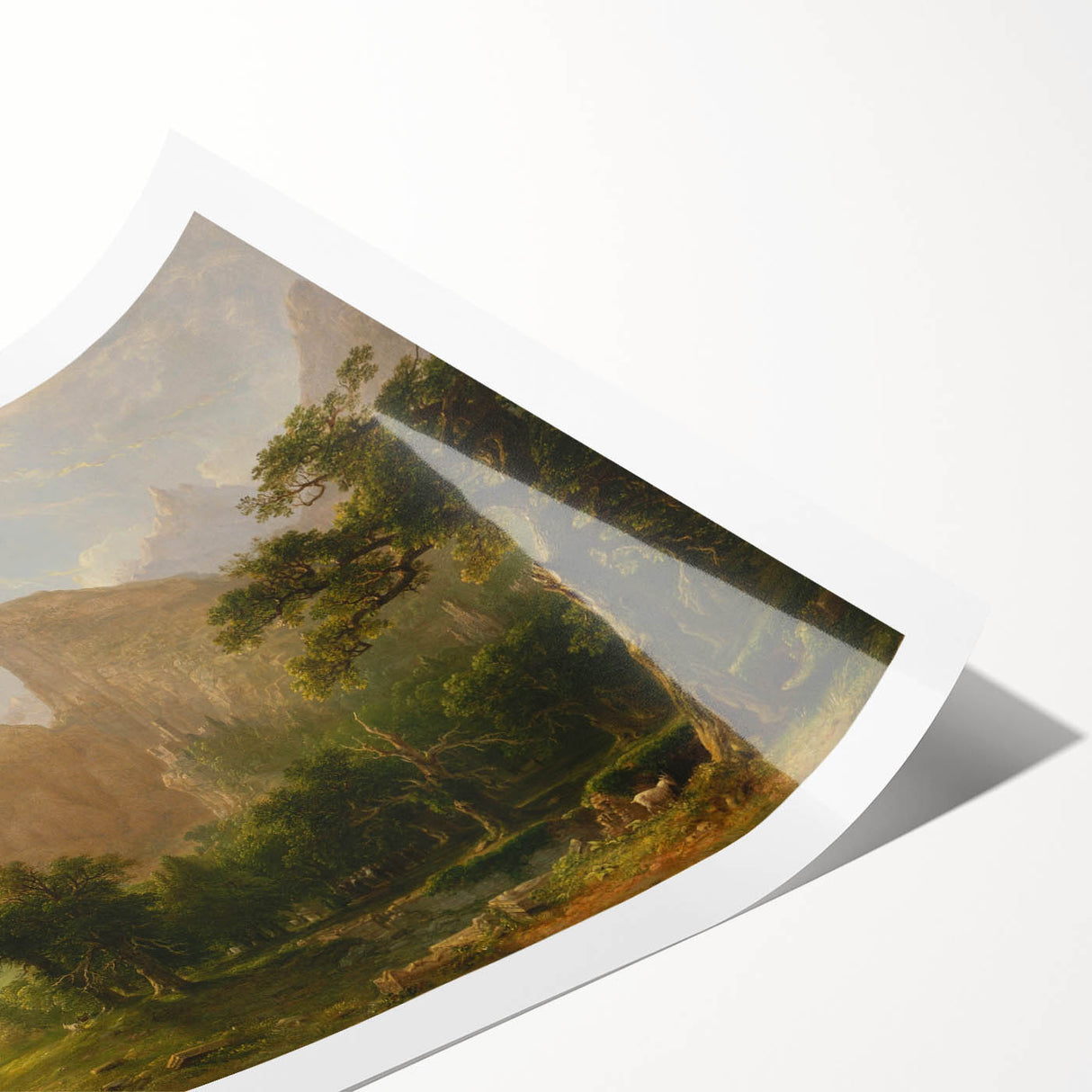 Romanticism Art Landscape - Famous Romantic Era Canvas Print