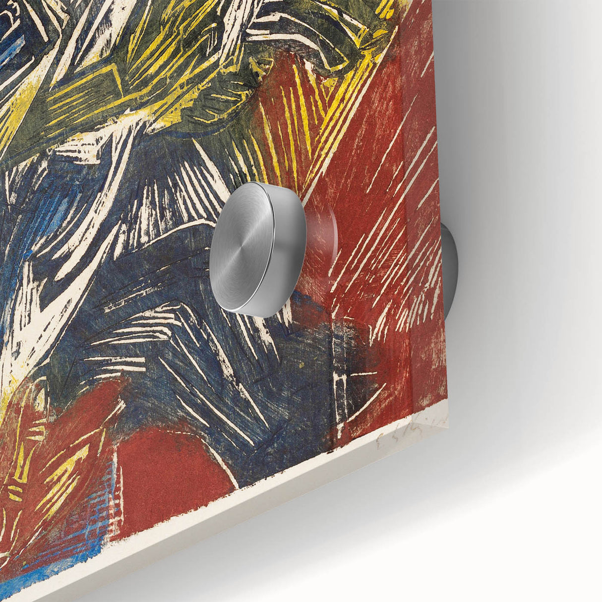 Expressionist Woman and Child – Vibrant Figurative Wall Art