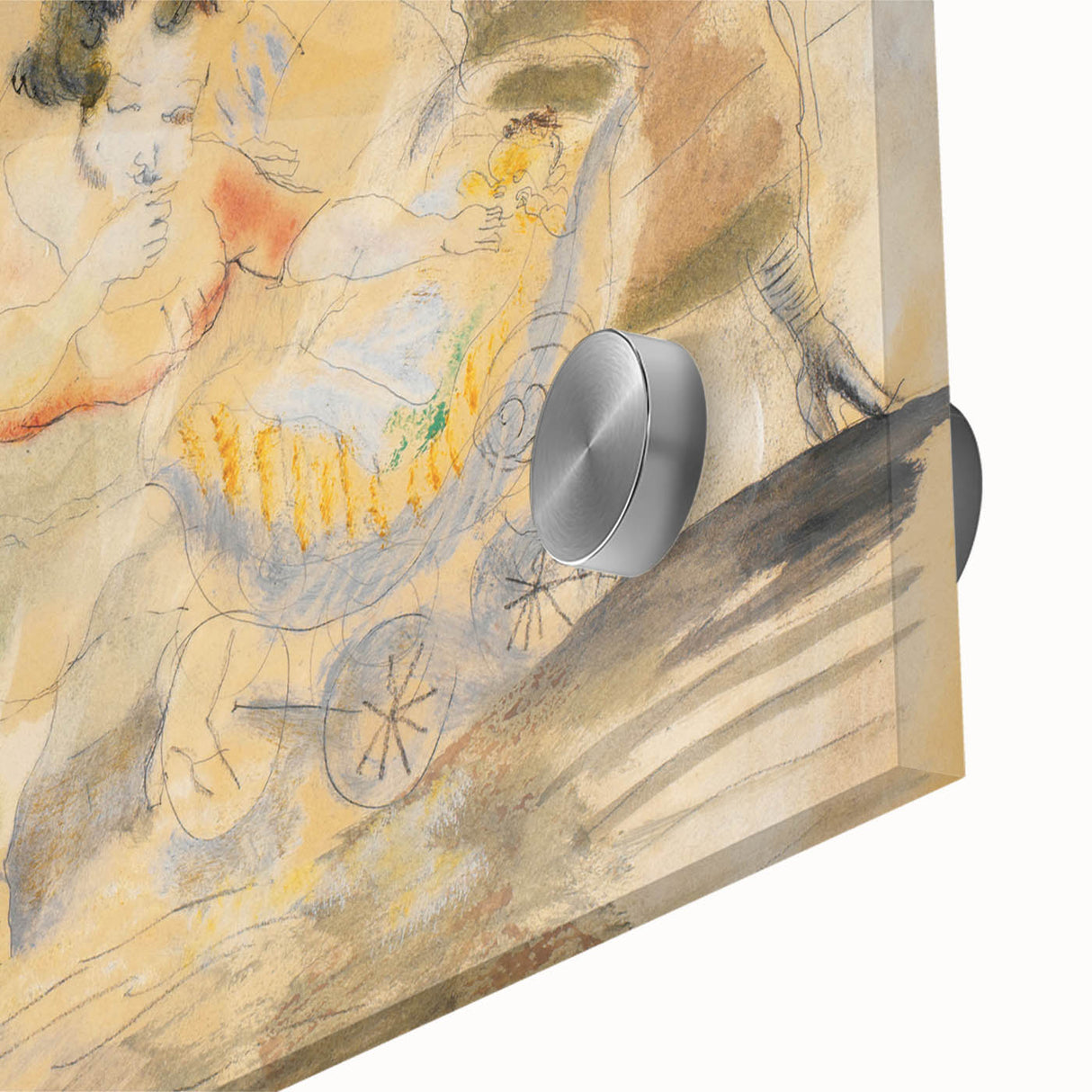 Expressionist Art - "Woman with Baby Carriage" - Abstract Expressionism