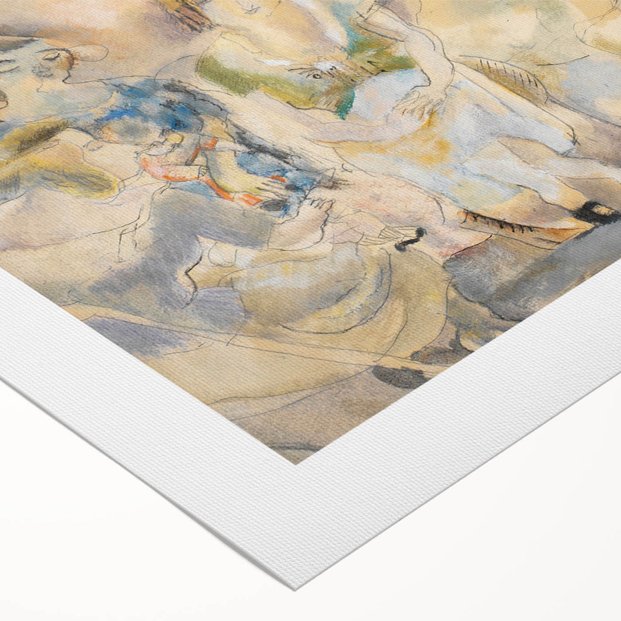 Expressionist Art - "Woman with Baby Carriage" - Abstract Expressionism